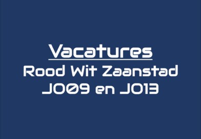 Vacatures: Rood Wit Zaanstad zoekt trainers JO09 en JO13