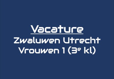 Vacature: Zwaluwen Utrecht zoekt trainer VR1 (3e klasse)